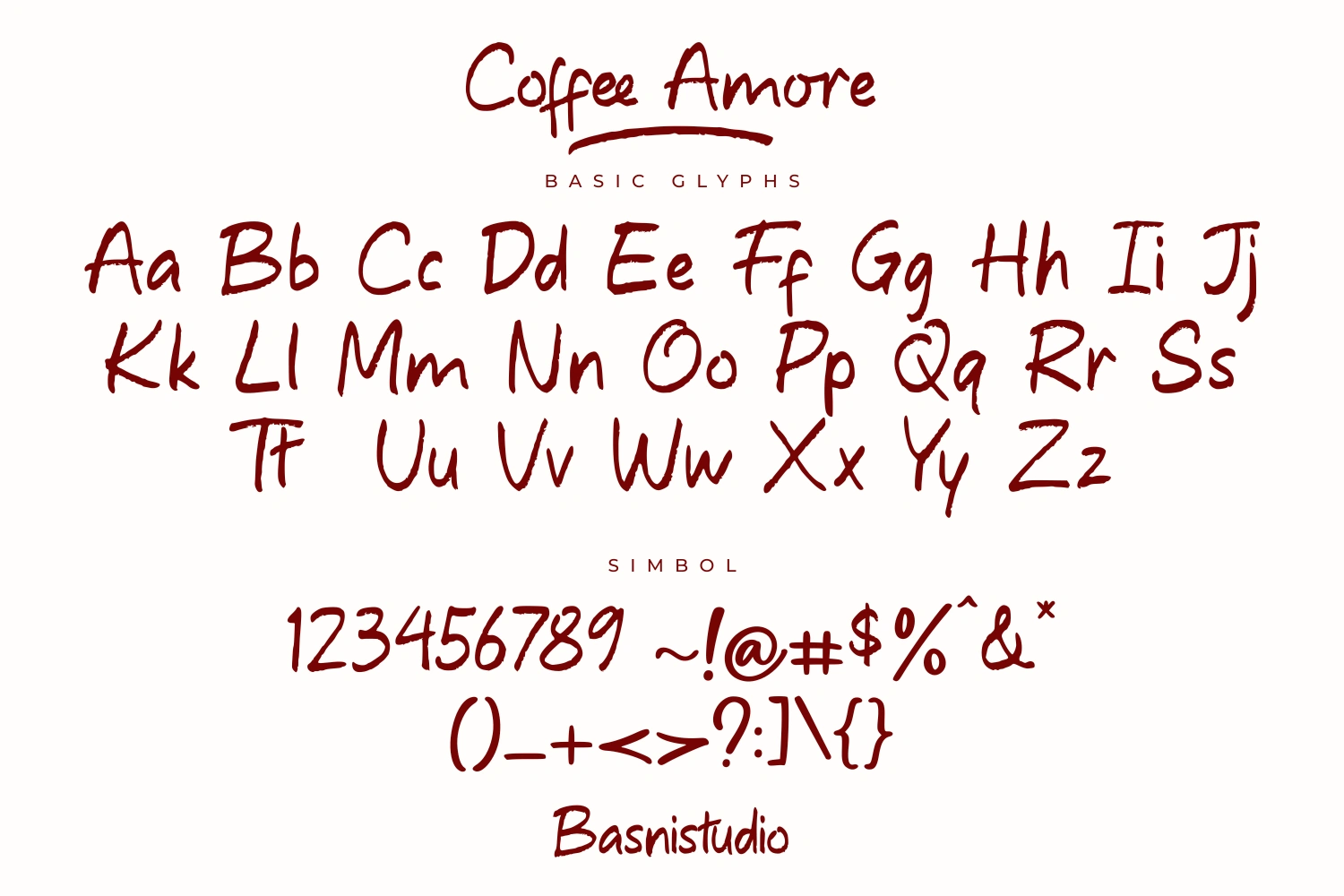 Coffee Amore Handwriting — image 11