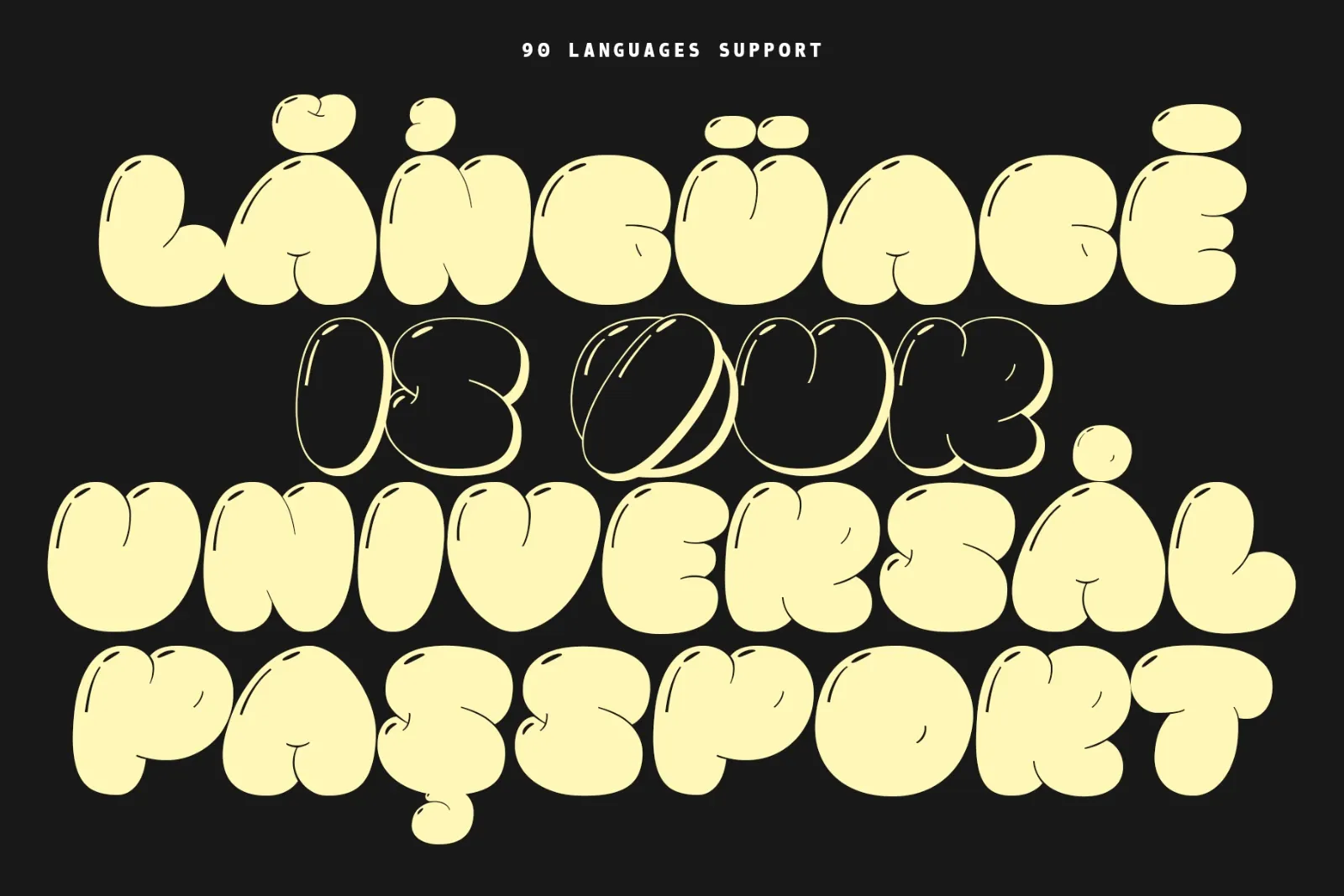 Pluffy Loon | Baloon Bubble Font — image 11