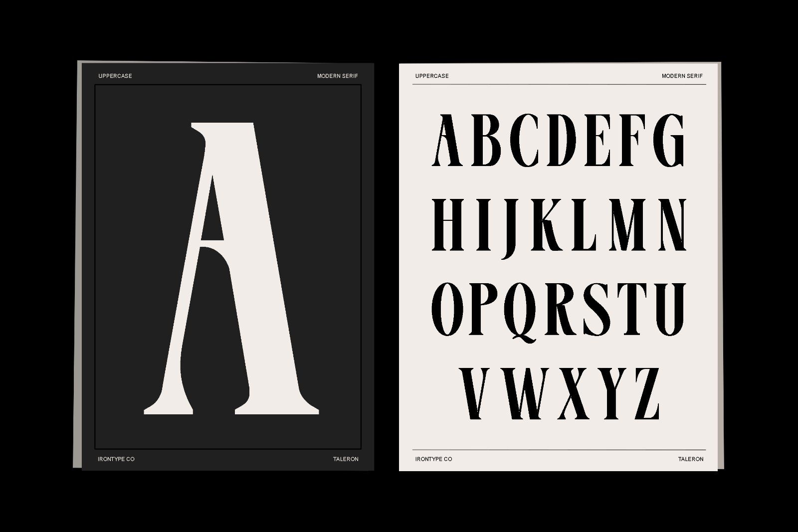 Taleron - Modern Serif