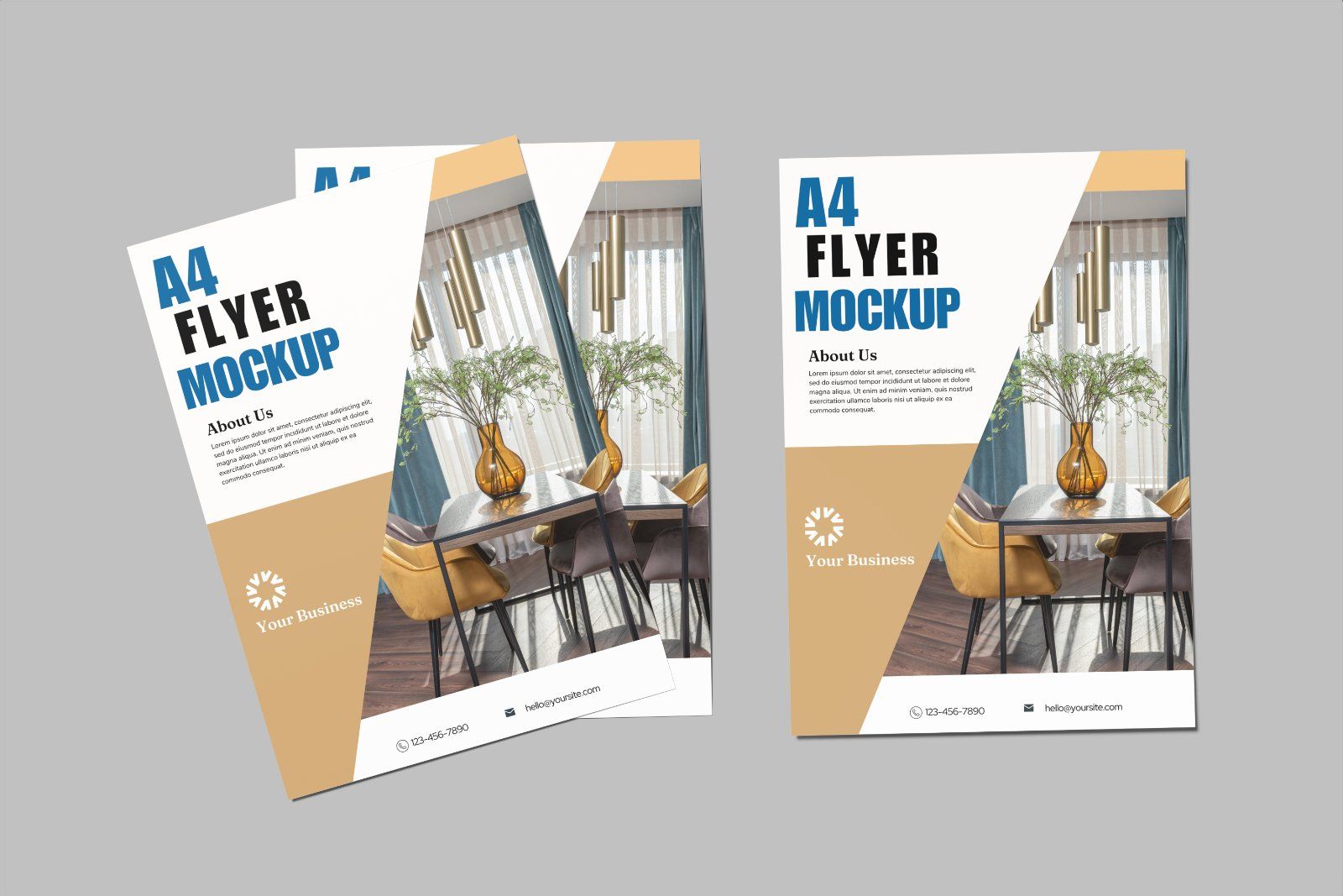 A4 Flyer Mockup