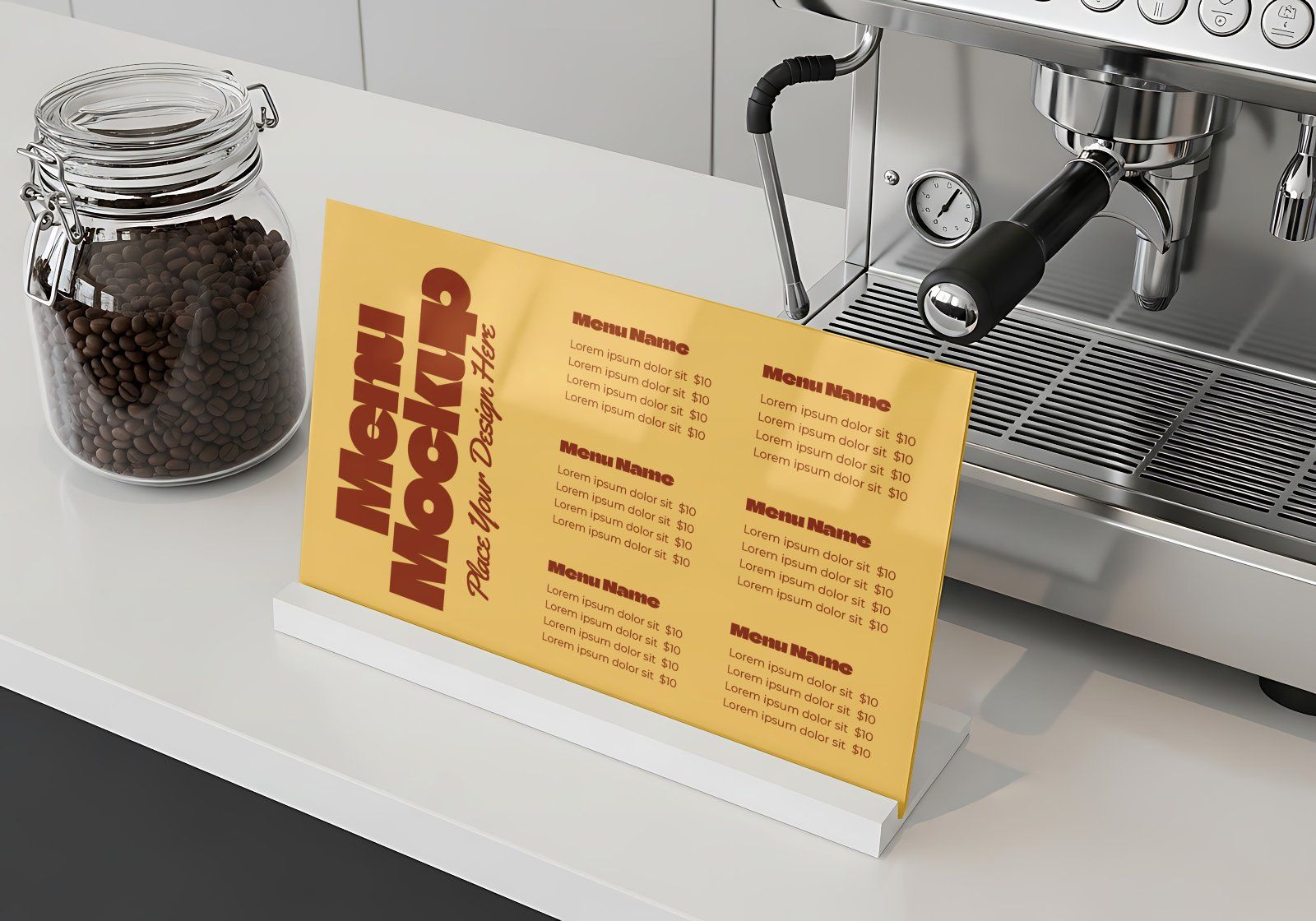 Coffee Shop & Fast Food Mockup Bundle – Restaurant Branding PSD Collection