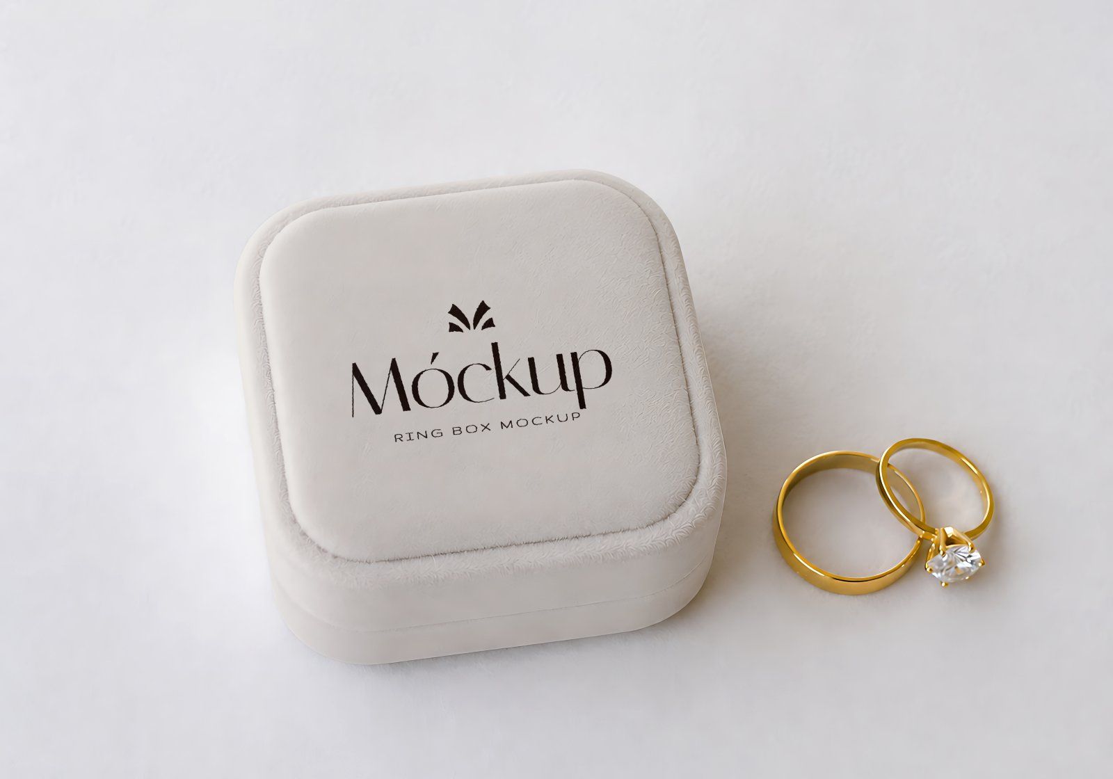 Premium Branding Gold Jewelry Store Mockup — image 2