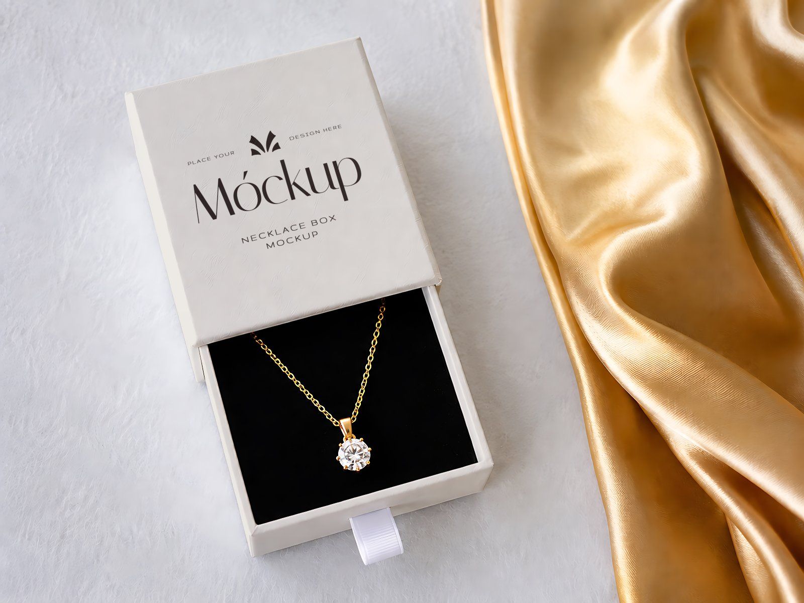 Premium Branding Gold Jewelry Store Mockup — image 3