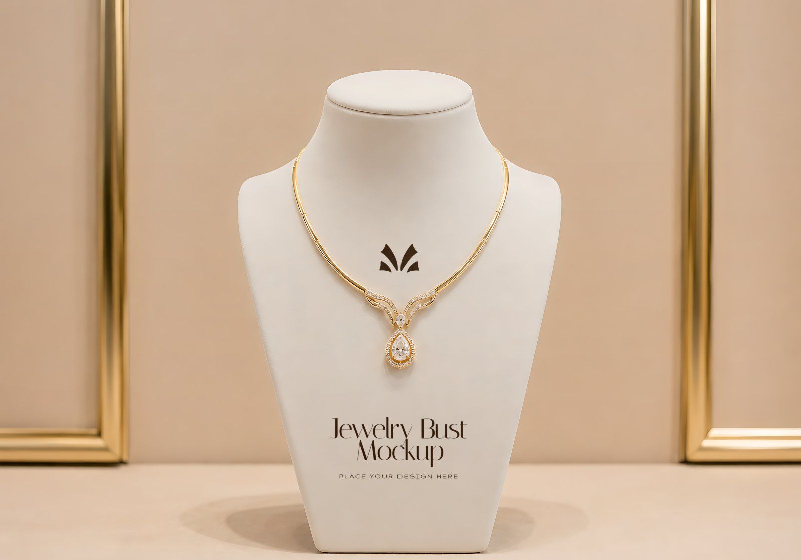 Premium Branding Gold Jewelry Store Mockup — image 6