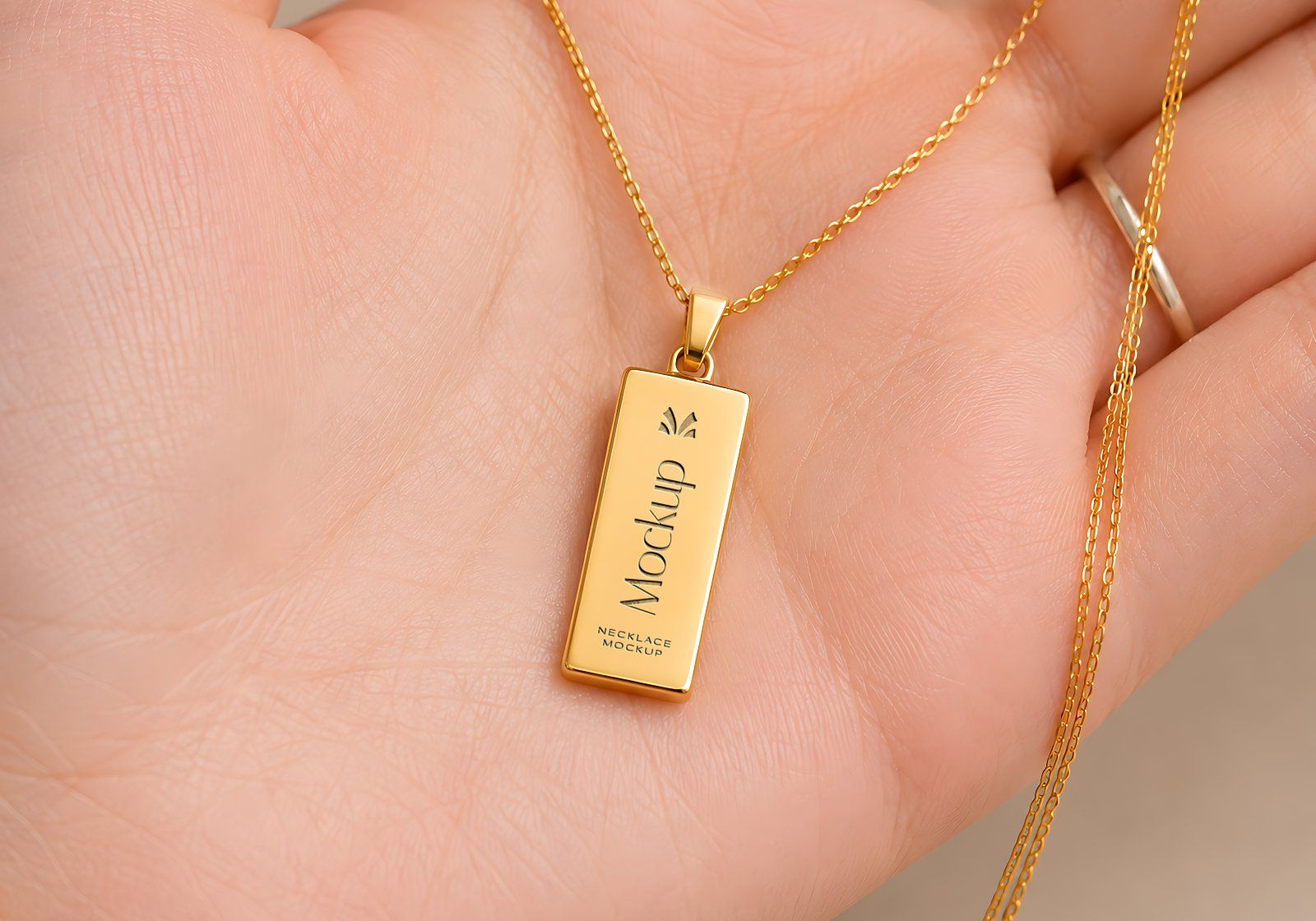 Premium Branding Gold Jewelry Store Mockup — image 13