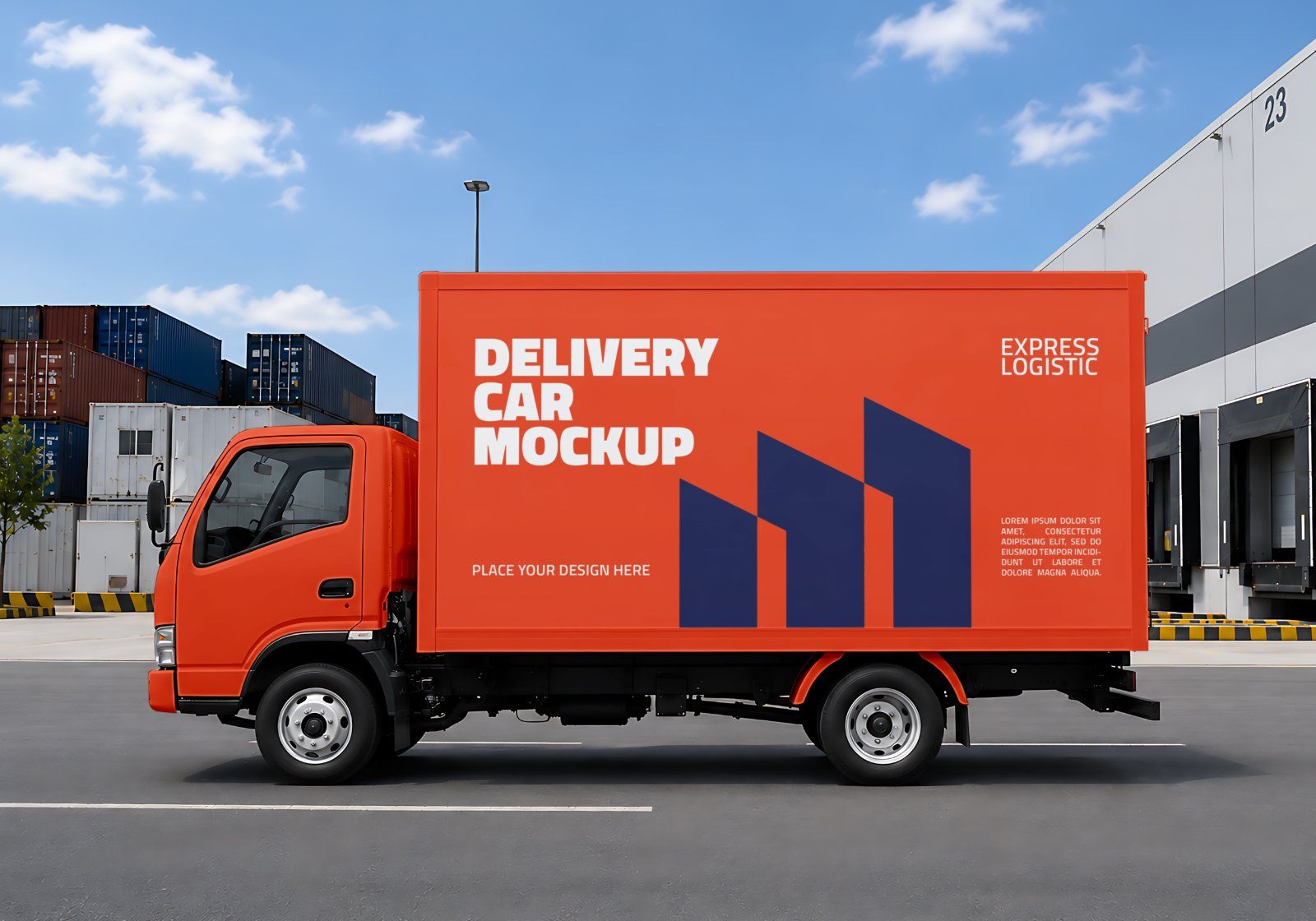 Logistic Company Branding Mockup Bundle - 15 PSD Templates  Global Logistics & Delivery Brand Identi — image 17