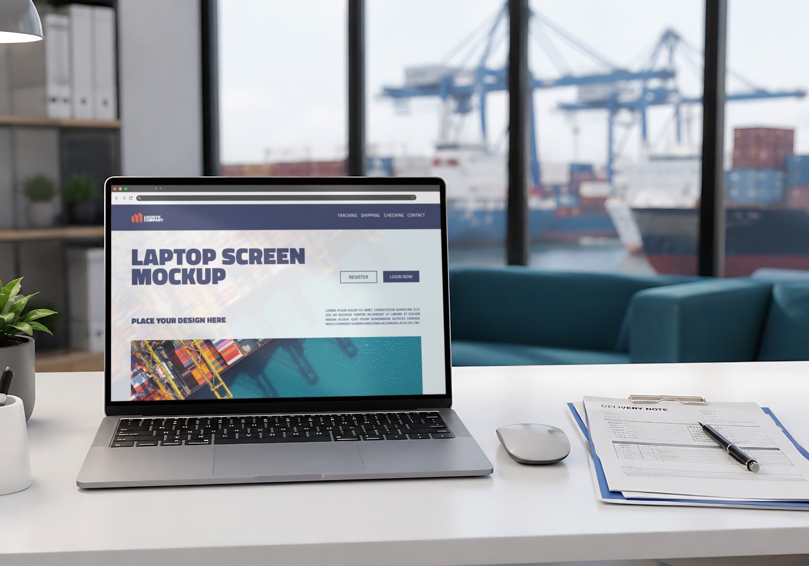Logistic Company Branding Mockup Bundle - 15 PSD Templates  Global Logistics & Delivery Brand Identi — image 15