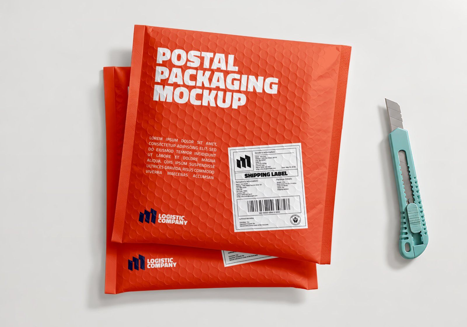 Logistic Company Branding Mockup Bundle - 15 PSD Templates  Global Logistics & Delivery Brand Identi — image 13