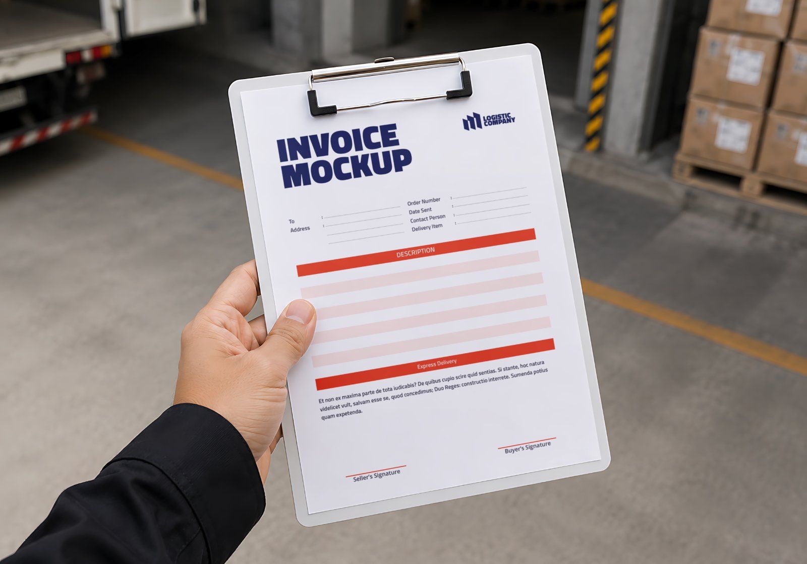 Logistic Company Branding Mockup Bundle - 15 PSD Templates  Global Logistics & Delivery Brand Identi — image 10
