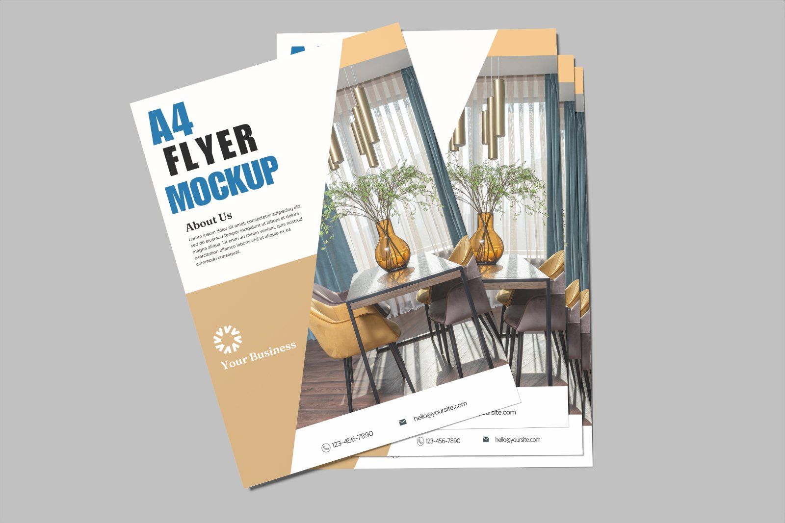 A4 Flyer Mockup