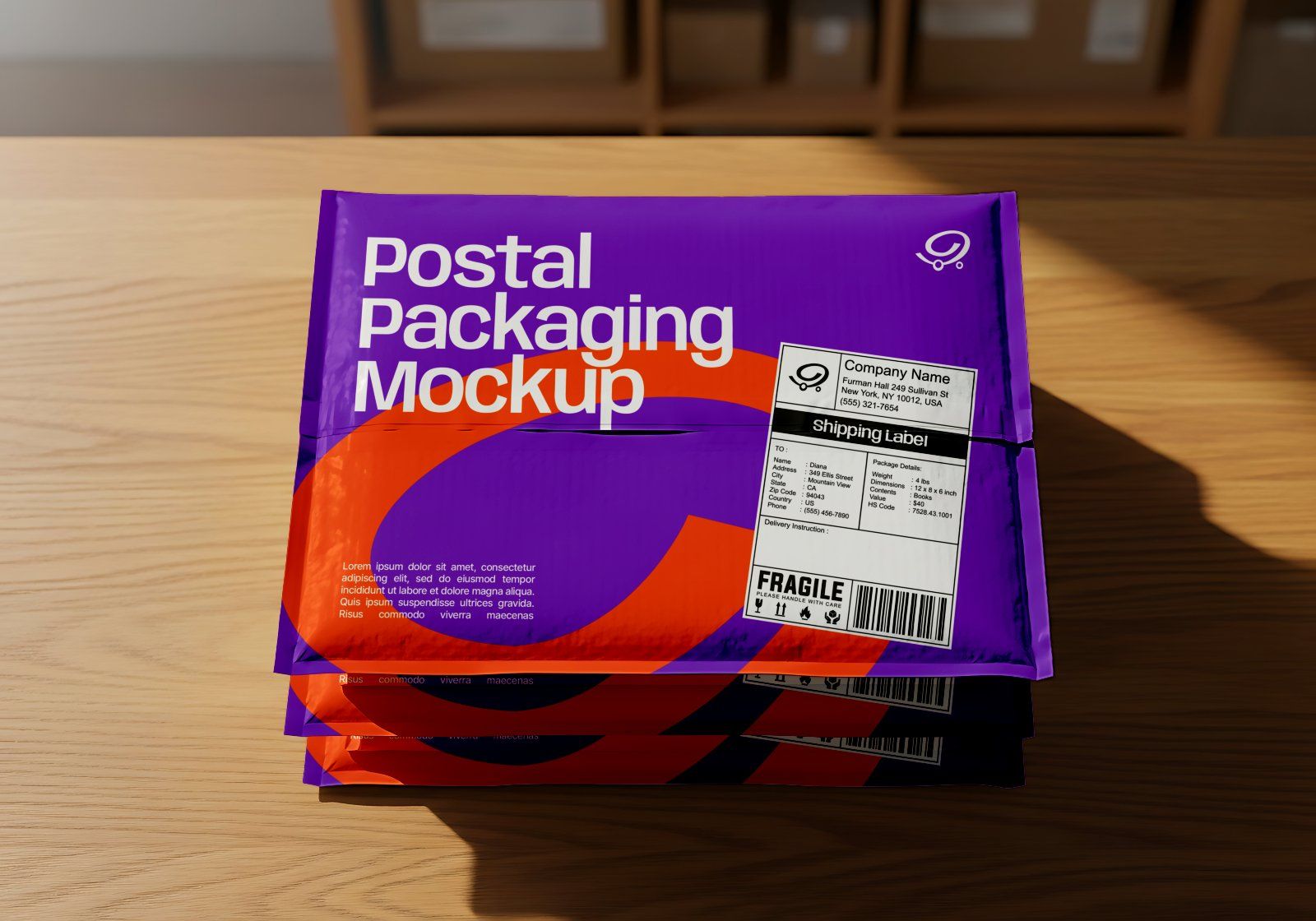 Premium E Commerce Warehouse Mockup