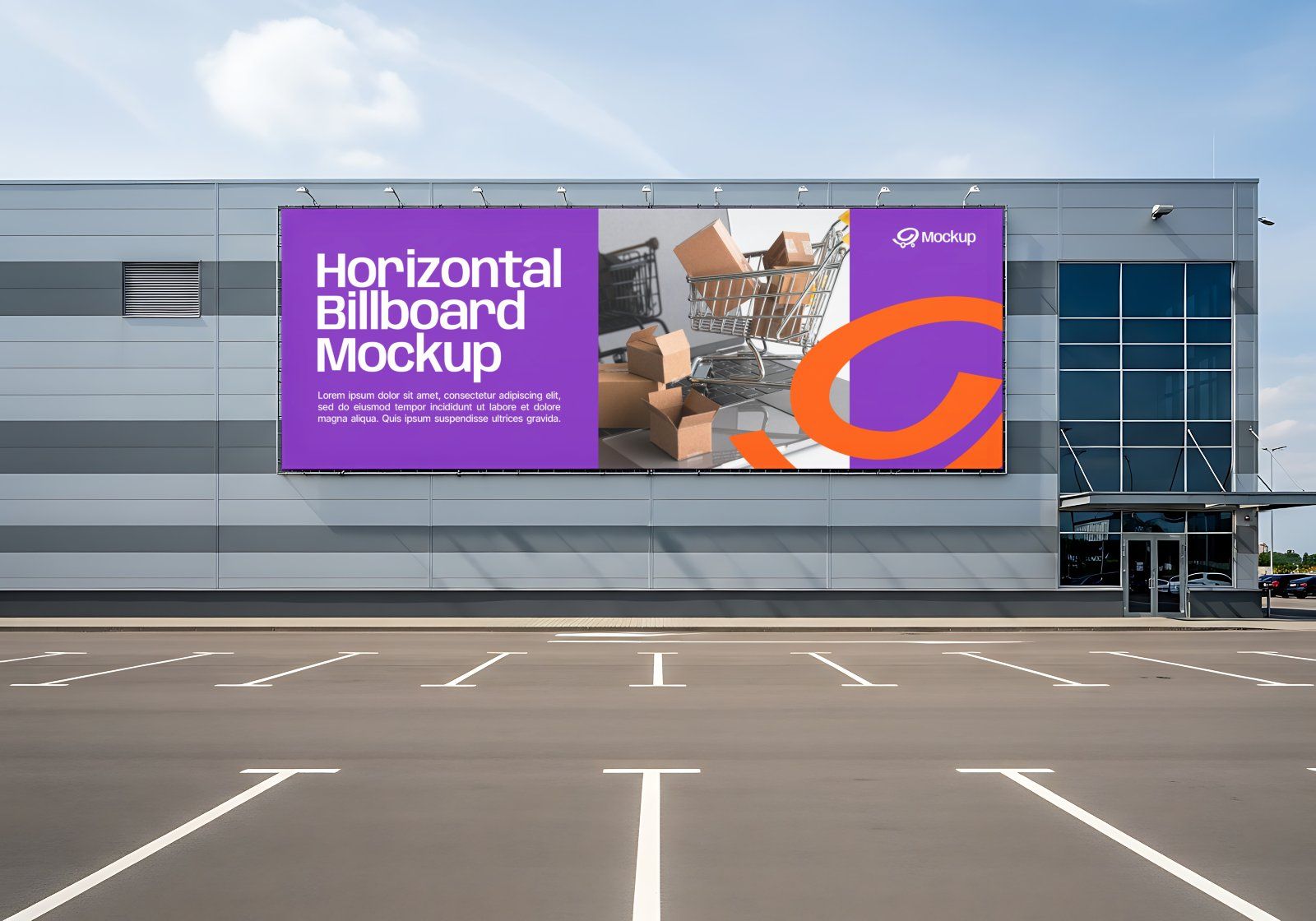 Premium E Commerce Warehouse Mockup