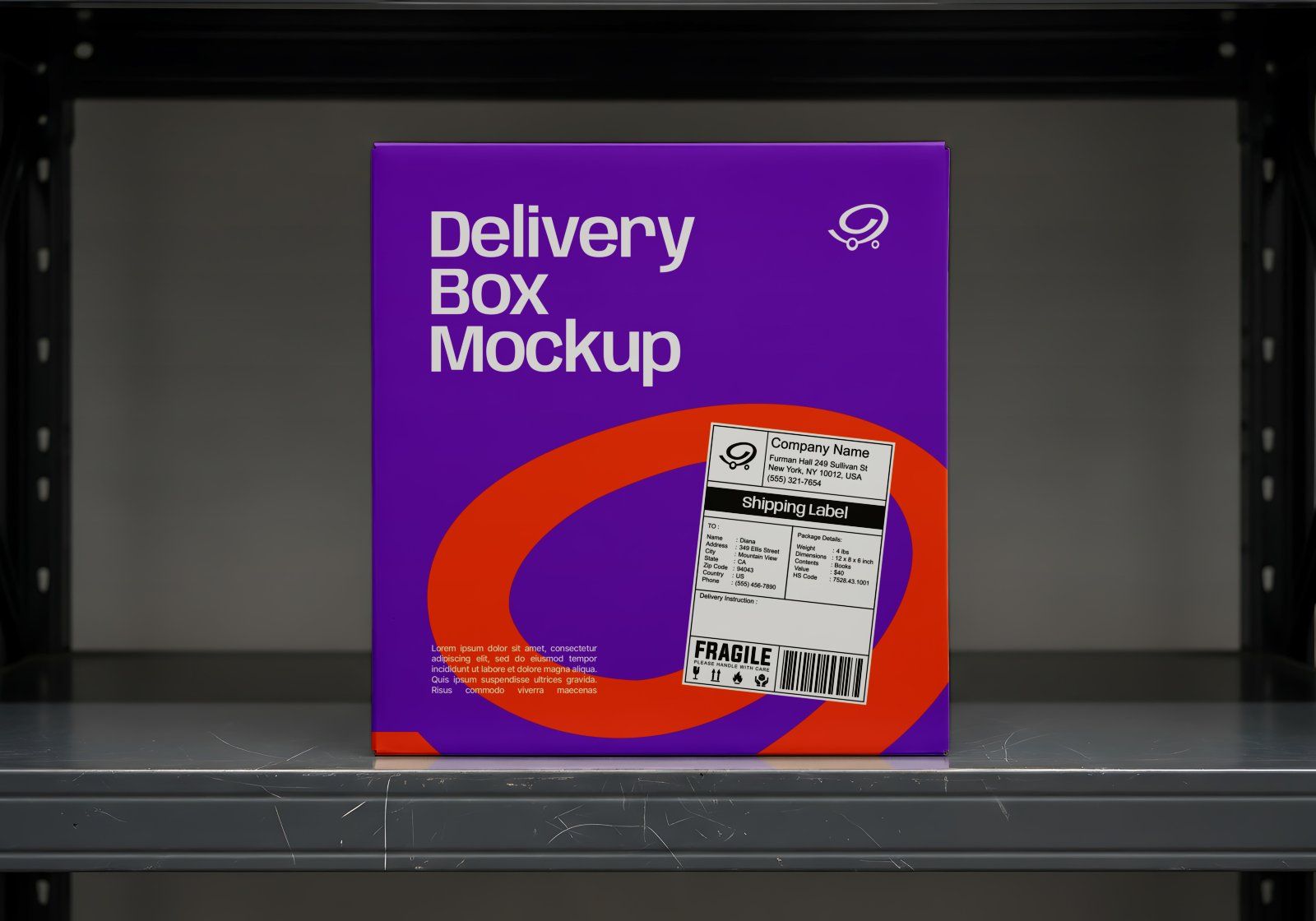 Premium E Commerce Warehouse Mockup