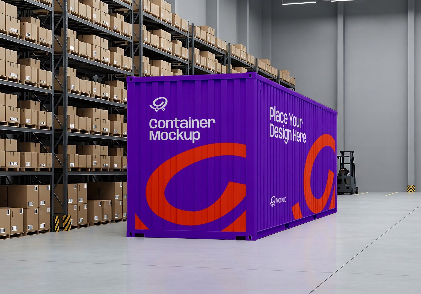 Premium E Commerce Warehouse Mockup