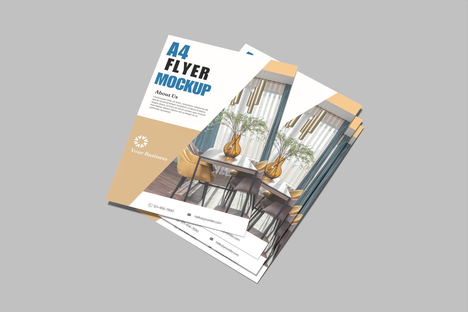 A4 Flyer Mockup