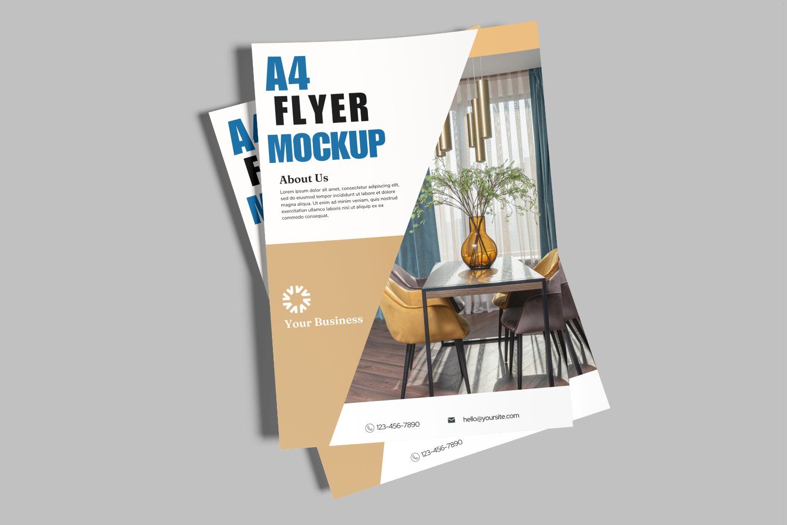 A4 Flyer Mockup