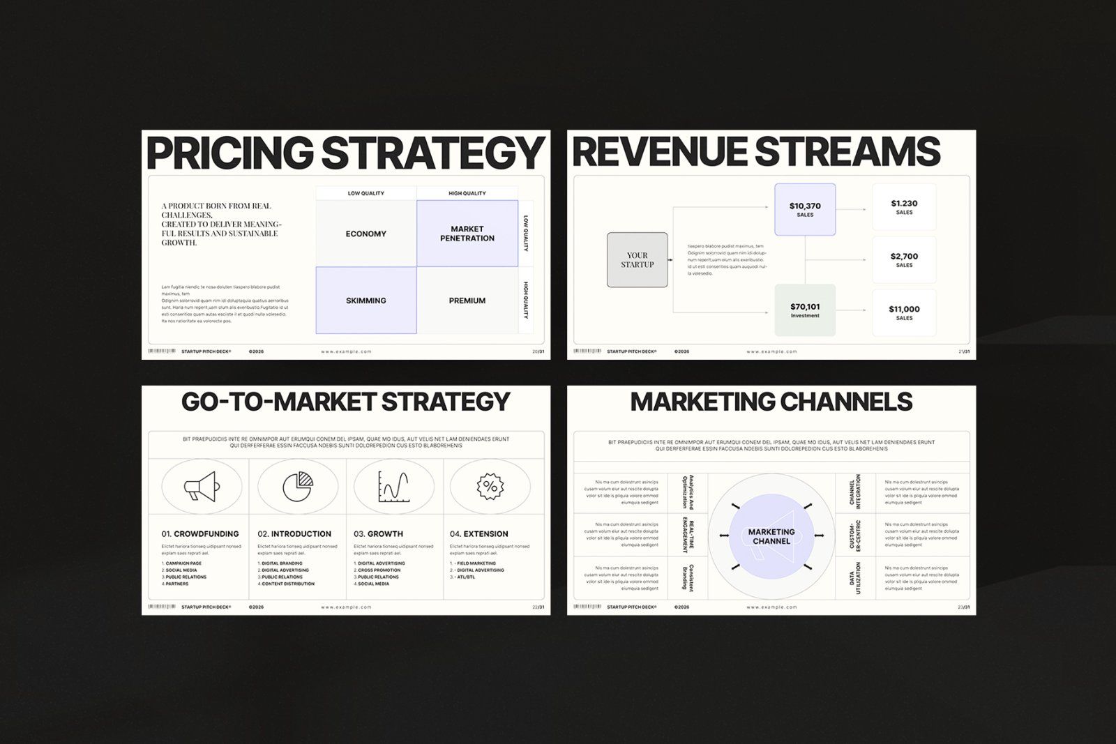 Startup Pitch Deck Presentation Template