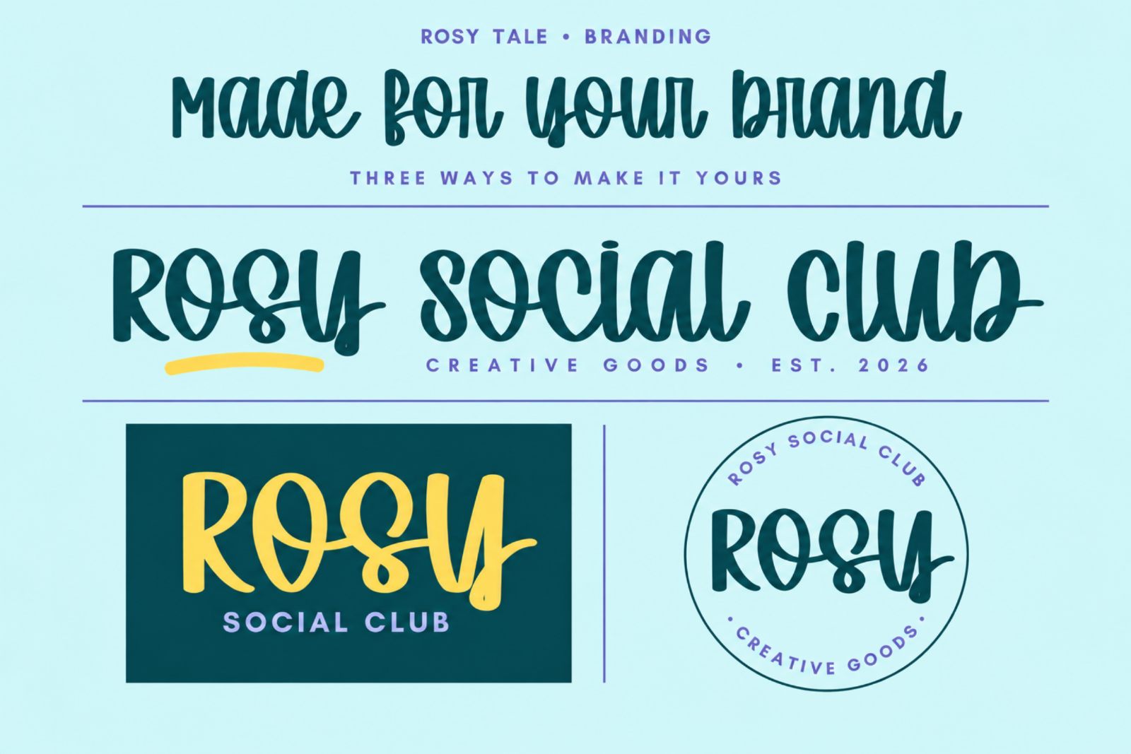 Rosy Tale — Playful Handwritten Script Font — image 12