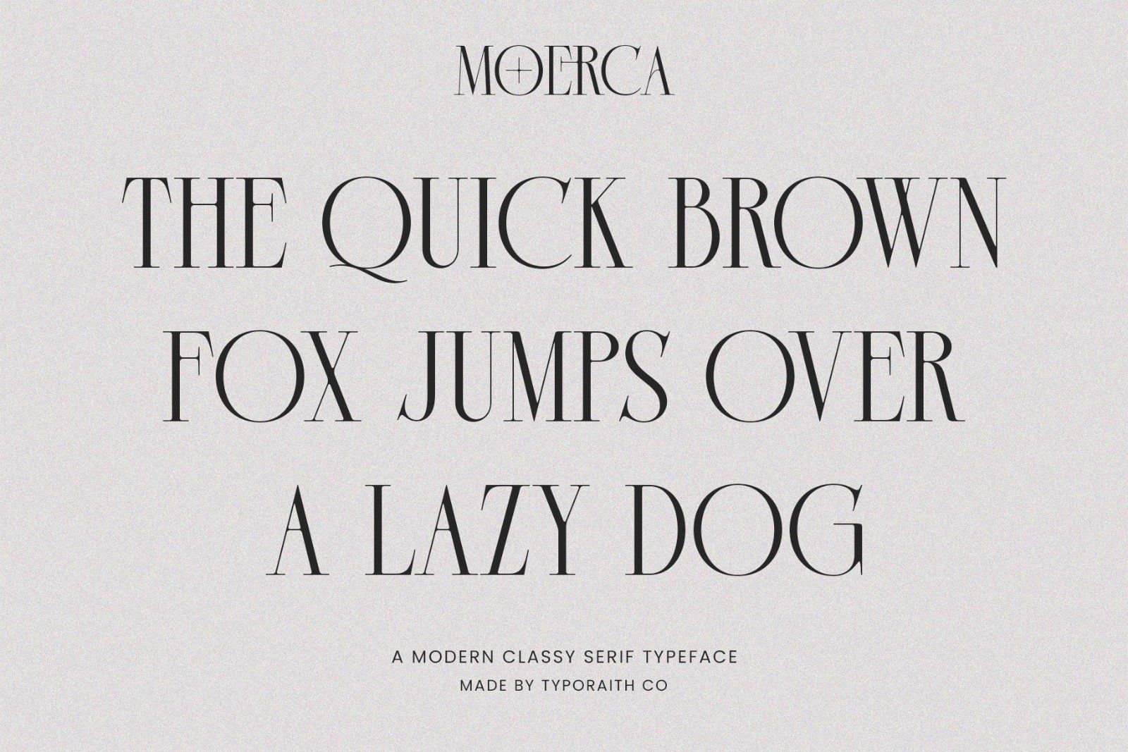 Moerca | Modern Classy Serif