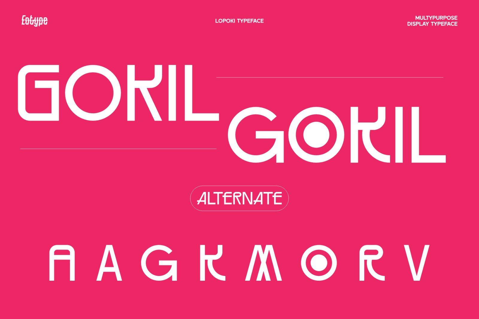Lopoki Font