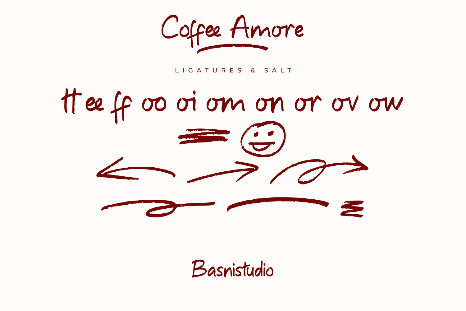 Coffee Amore Handwriting