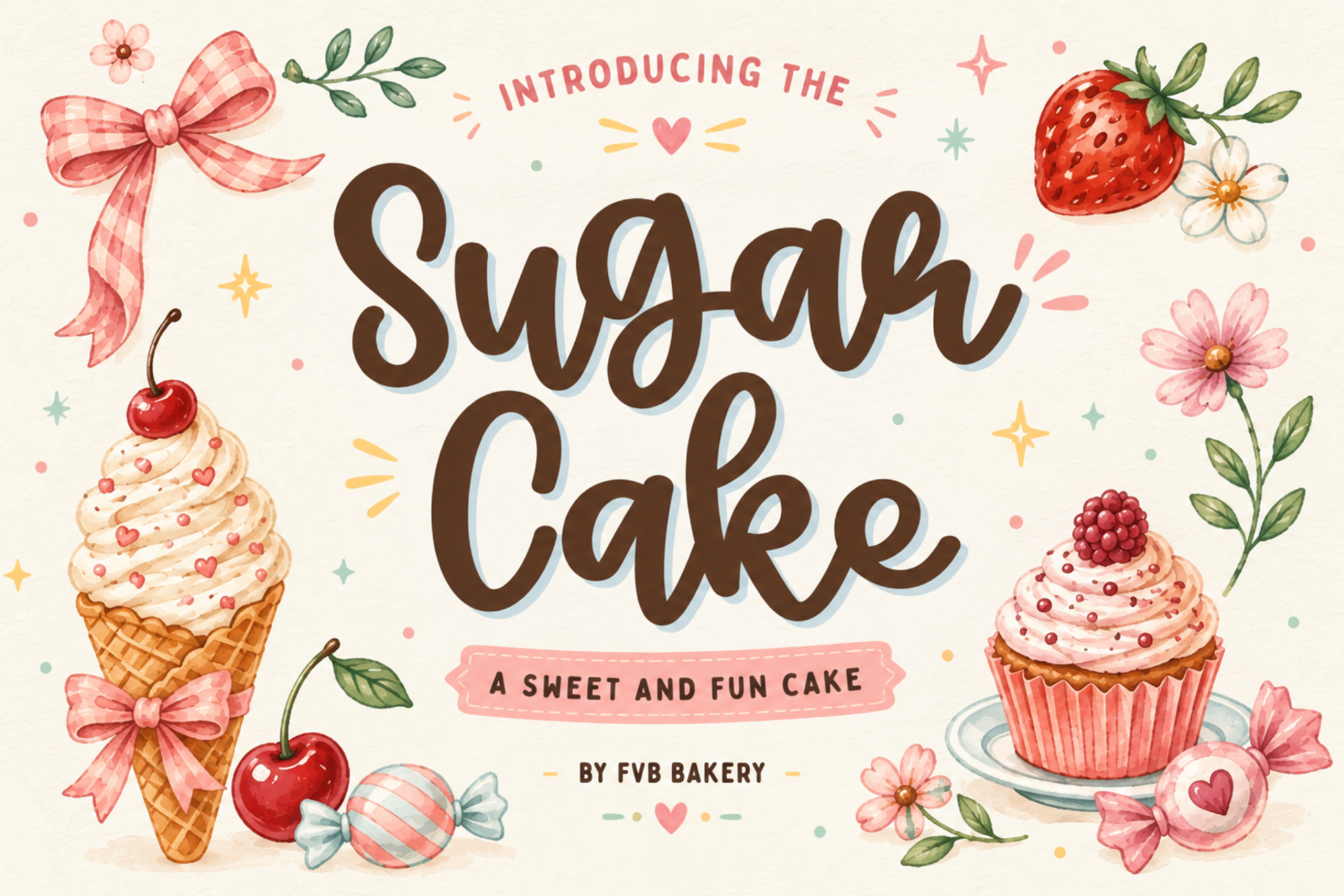 Sugar Vibe – Bouncy Script Font — image 12