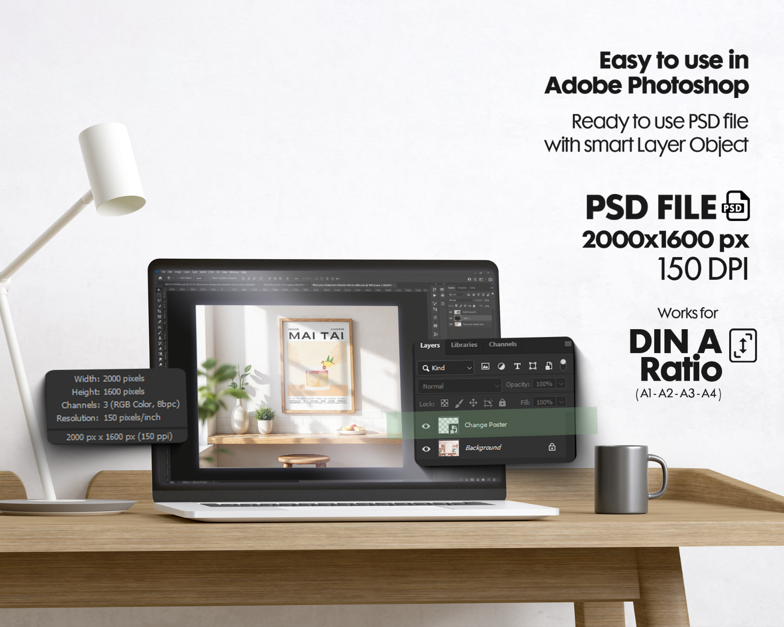 35 Kitchen Frames Mockup PSD Bundle