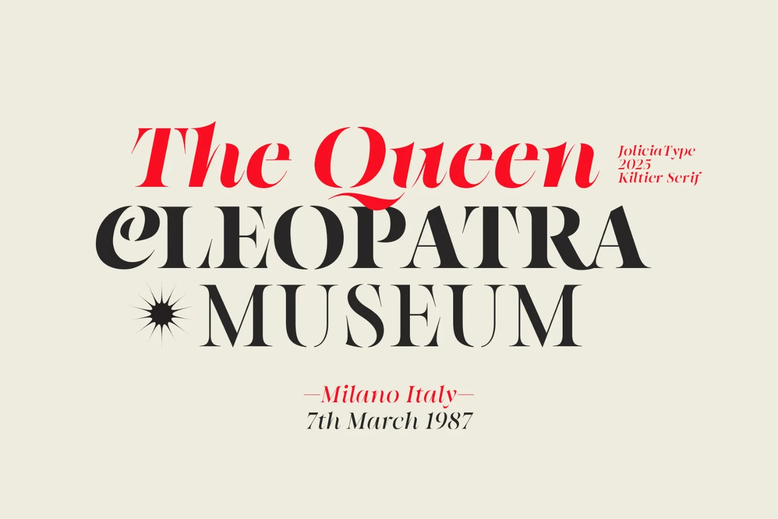 Kiltier | High Contrast Serif — image 12