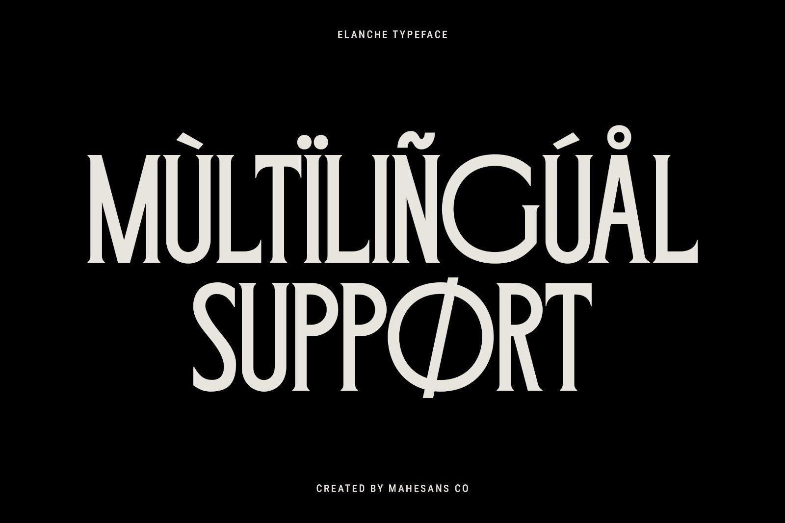 Elanche – Classic Editorial Serif