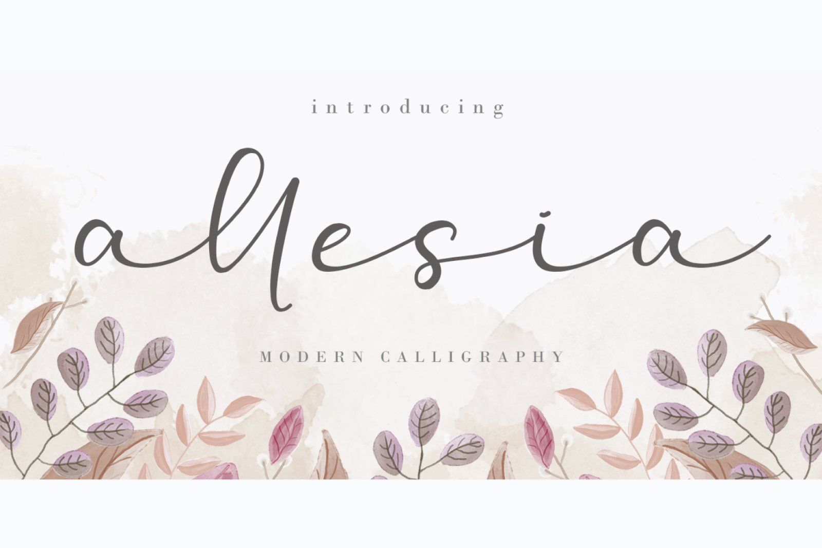 Allesia gorgeous handwritten font wedding font