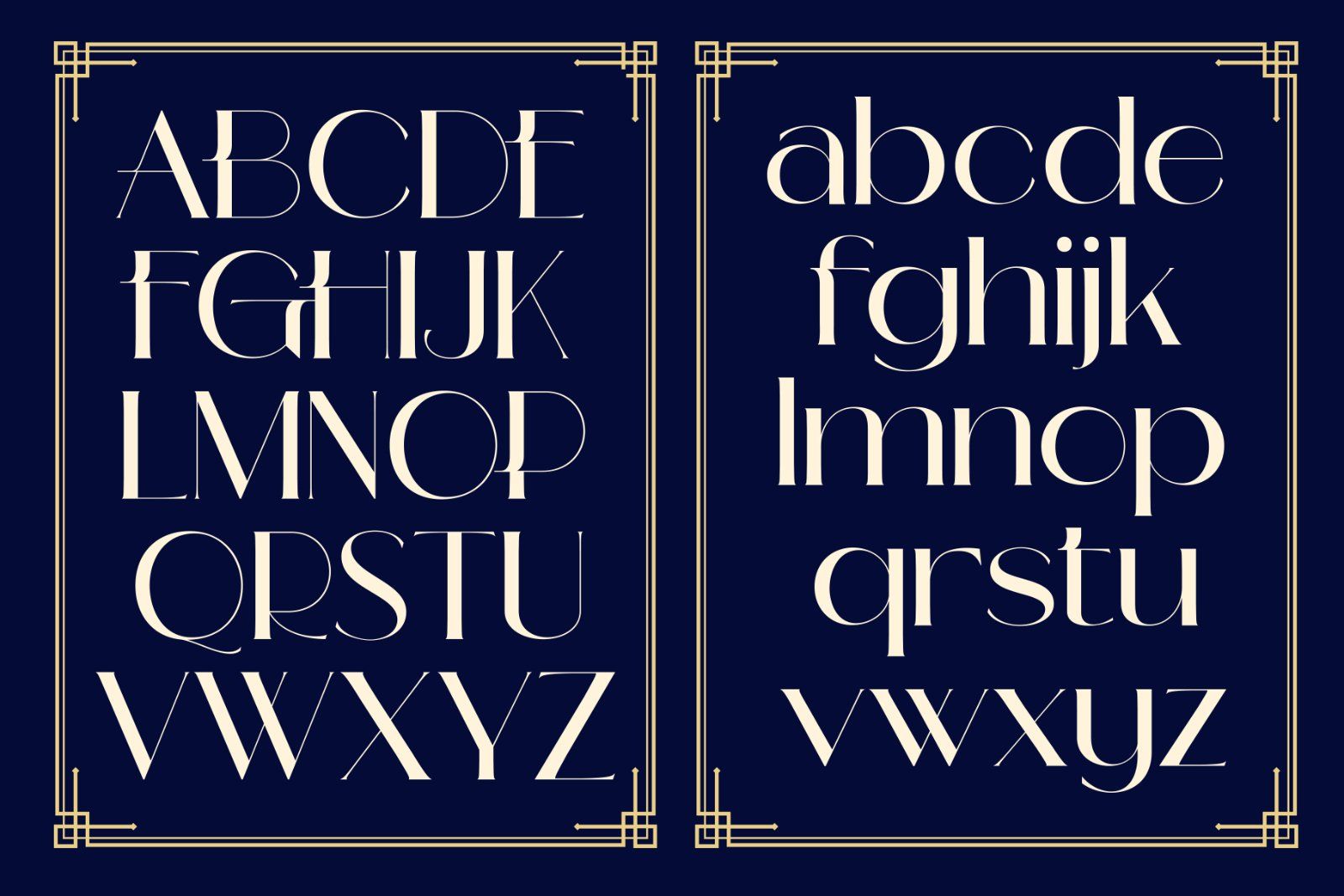 Lovera - Art Deco Typeface — image 12
