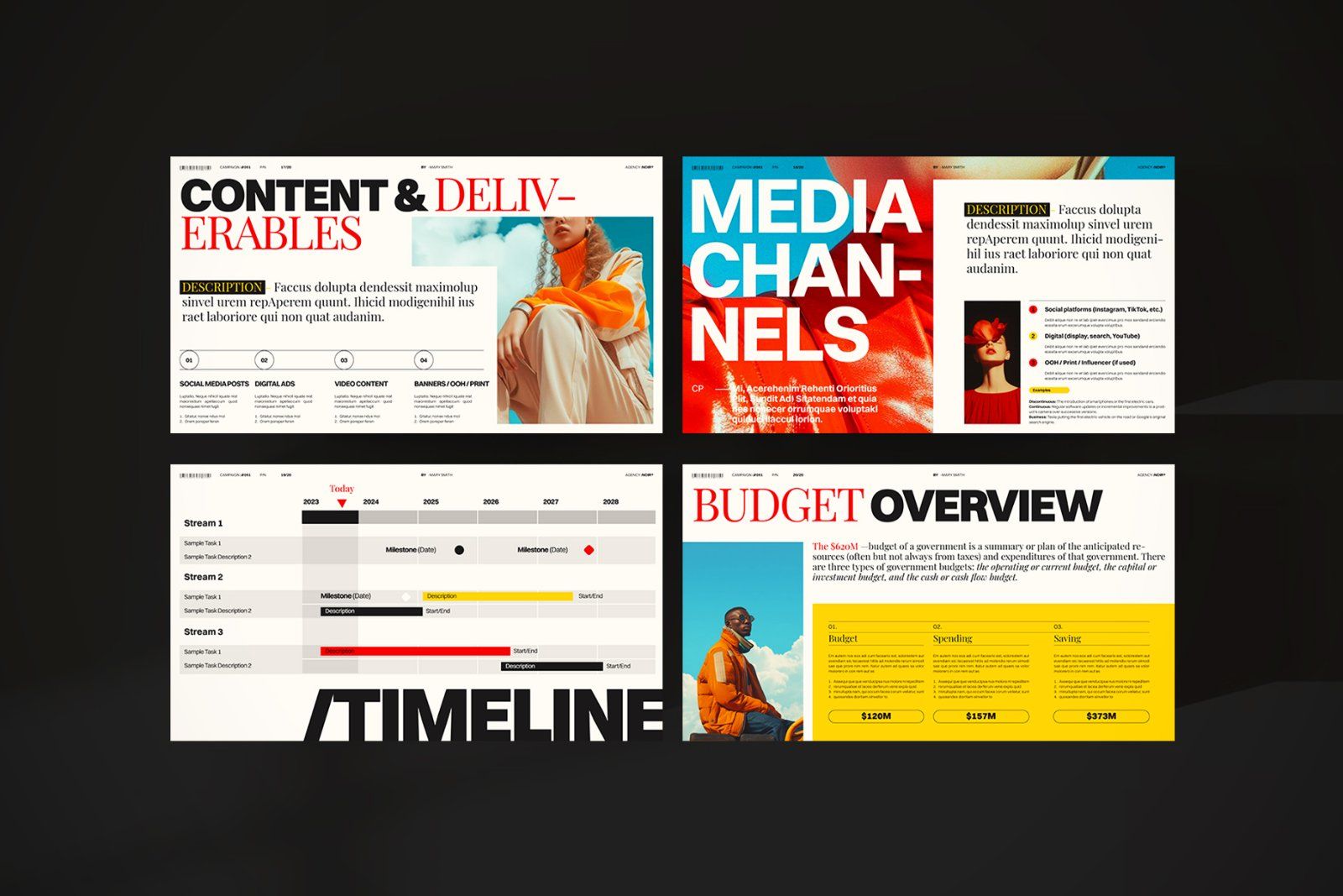 Creative Brief Campaign Presentation Template