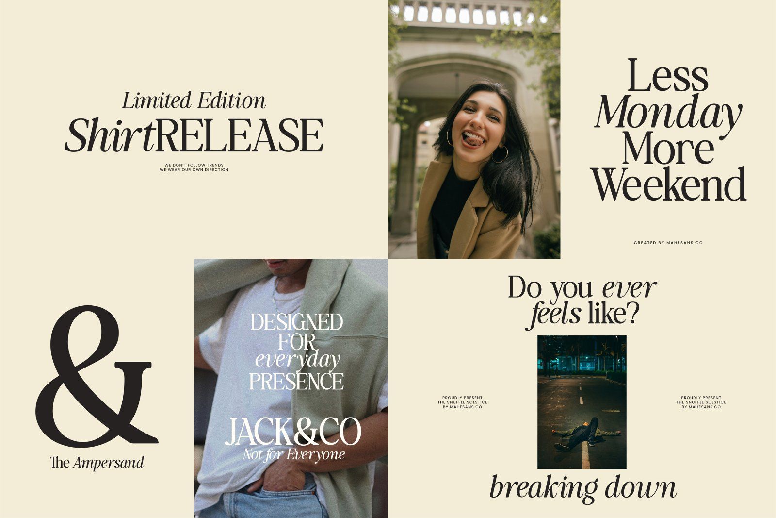 Headline Serif Font Bundle