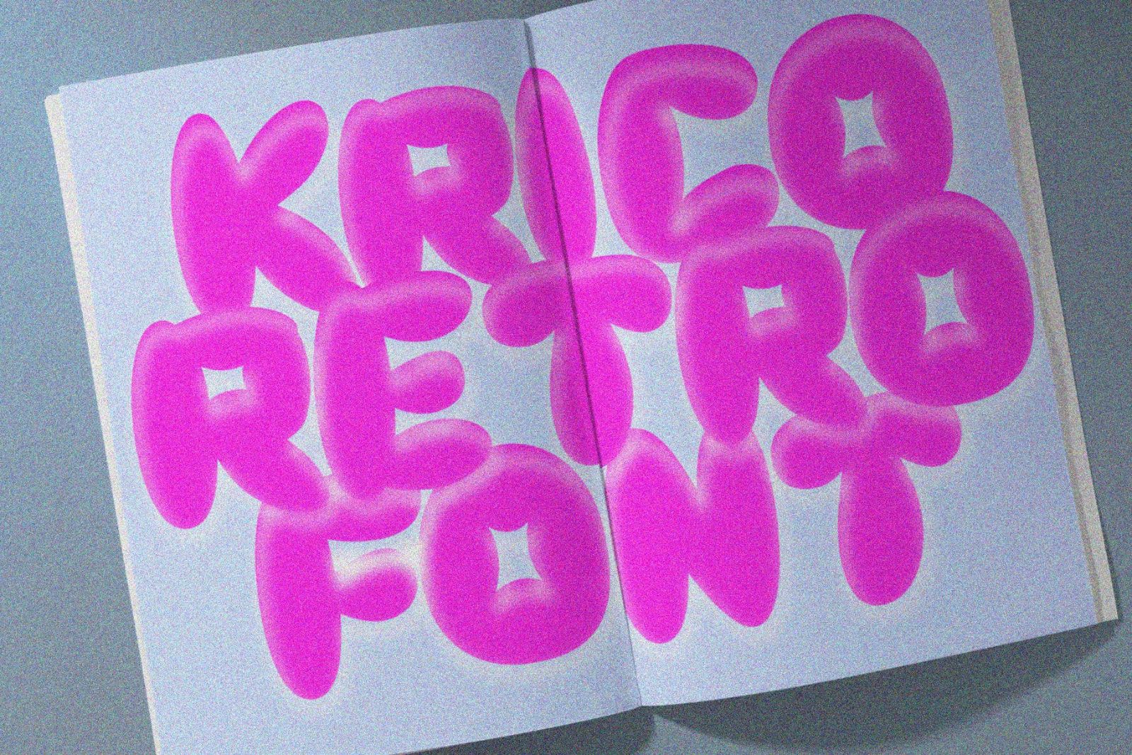 KRICO-Retro Bubble Font
