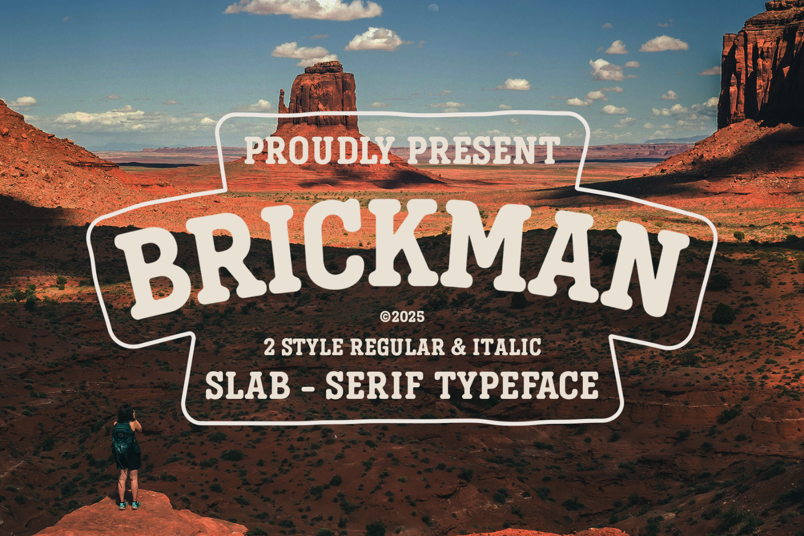 Brickman - Bold Slab Serif Typeface — image 1