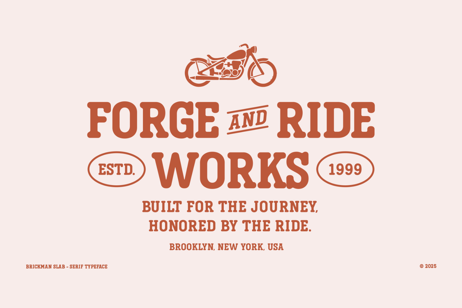 Brickman - Bold Slab Serif Typeface — image 3