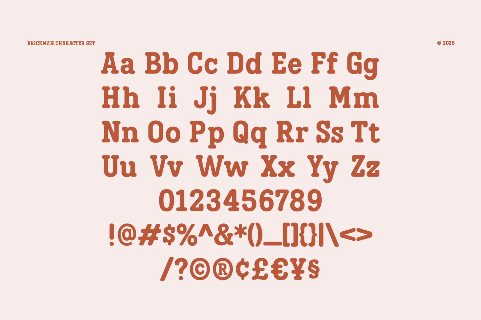 Brickman - Bold Slab Serif Typeface — image 8