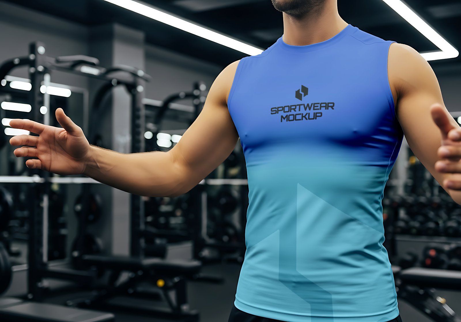 15  Premium Fitness Training Center Mockup Bundle Gym Branding