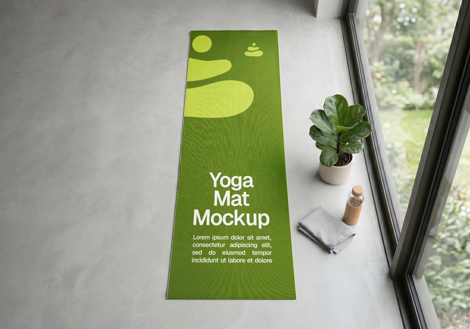 Premium Branding Yoga Mockup