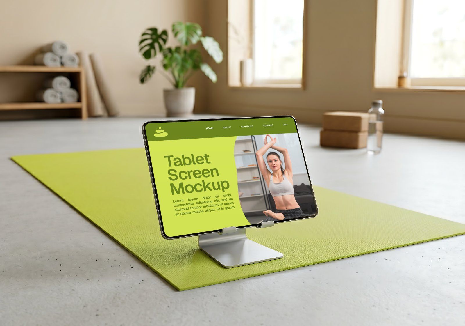 Premium Branding Yoga Mockup