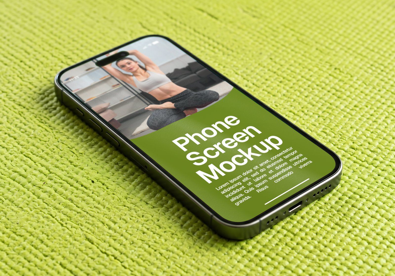 Premium Branding Yoga Mockup