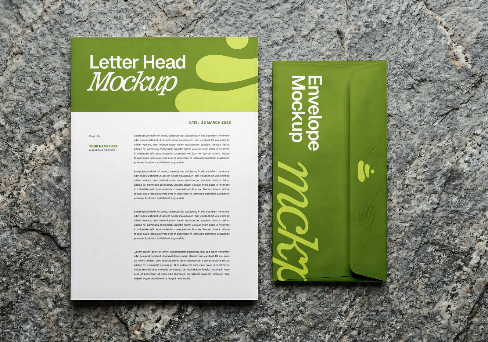 Premium Branding Yoga Mockup