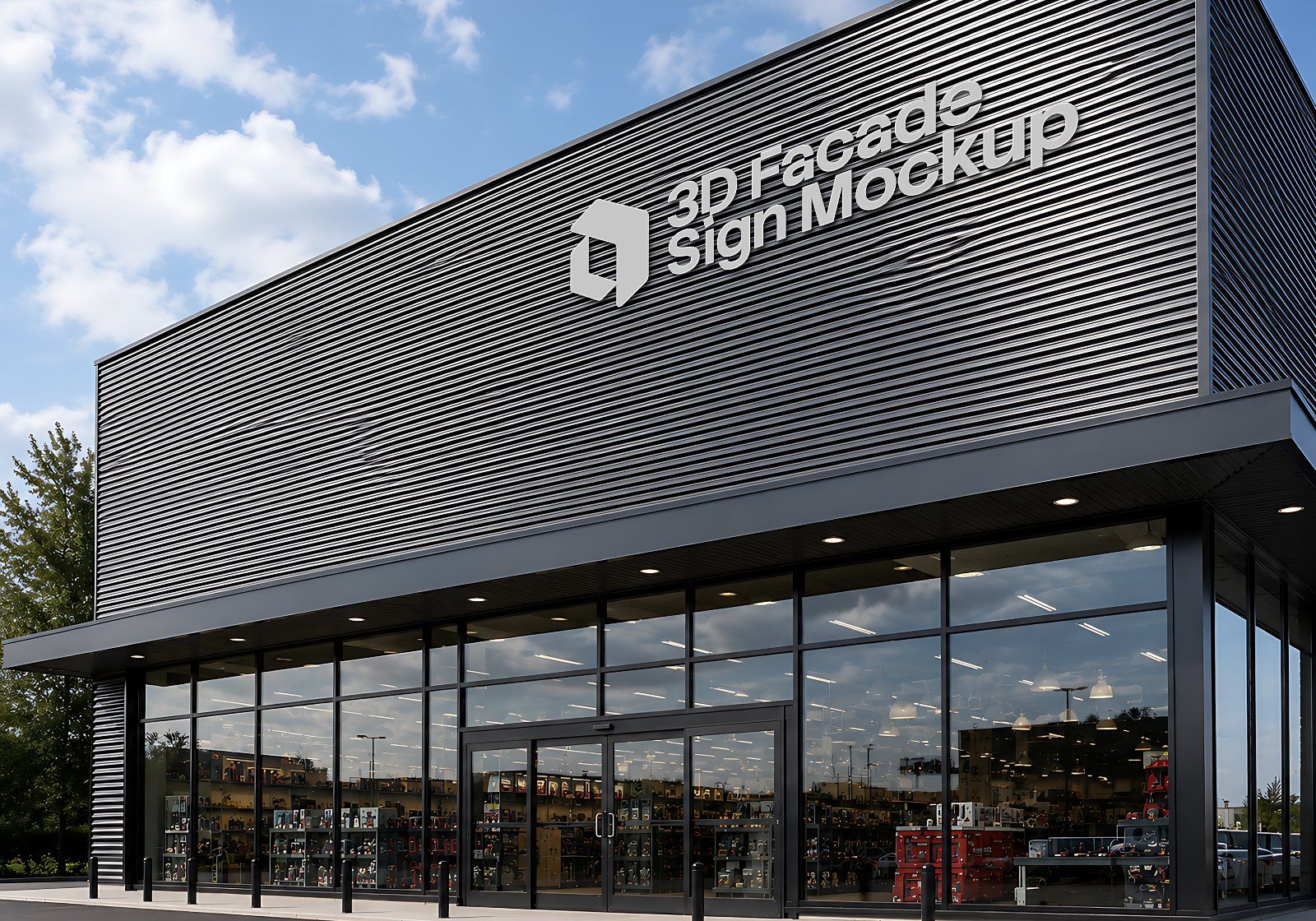 Premium Branding Hardware Store Mockup