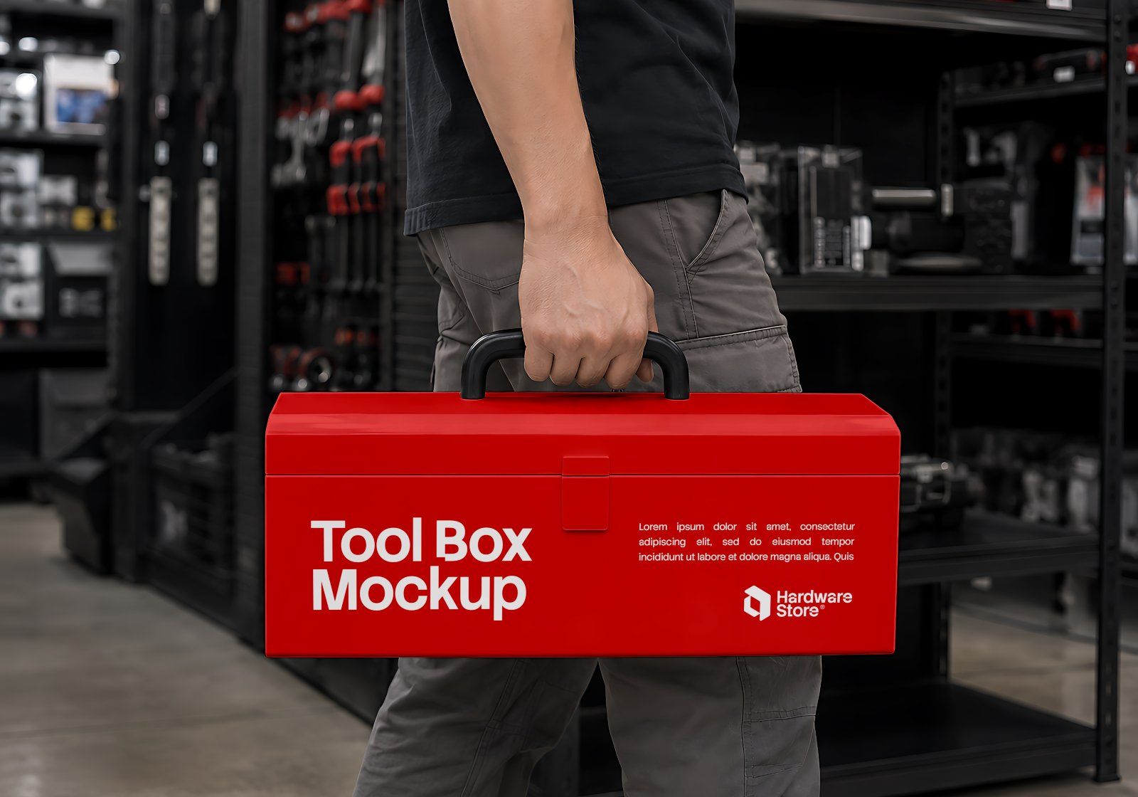 Premium Branding Hardware Store Mockup
