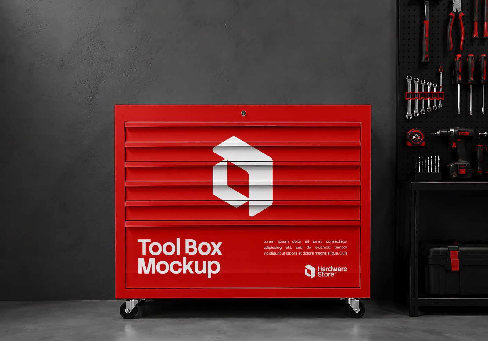 Premium Branding Hardware Store Mockup