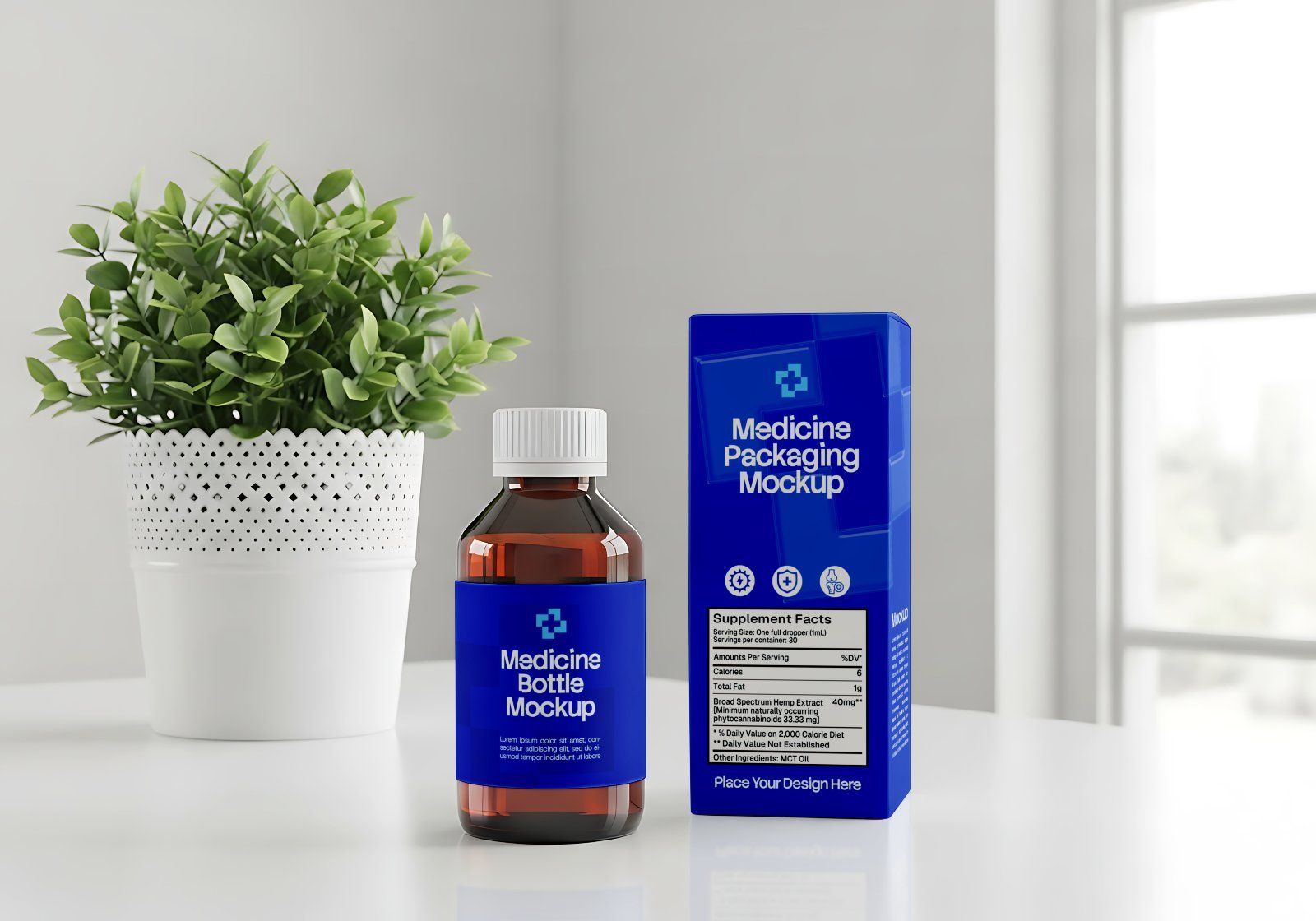 Premium Branding Pharmacy Mockup