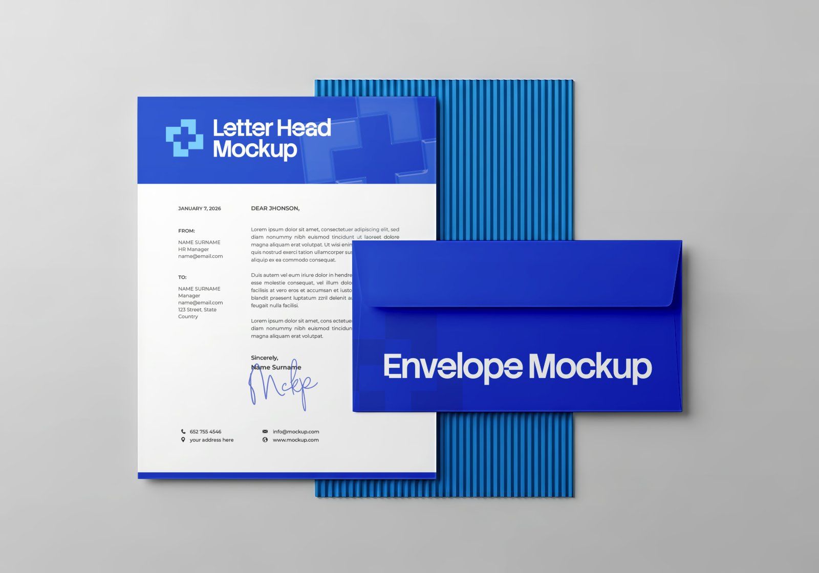 Premium Branding Pharmacy Mockup