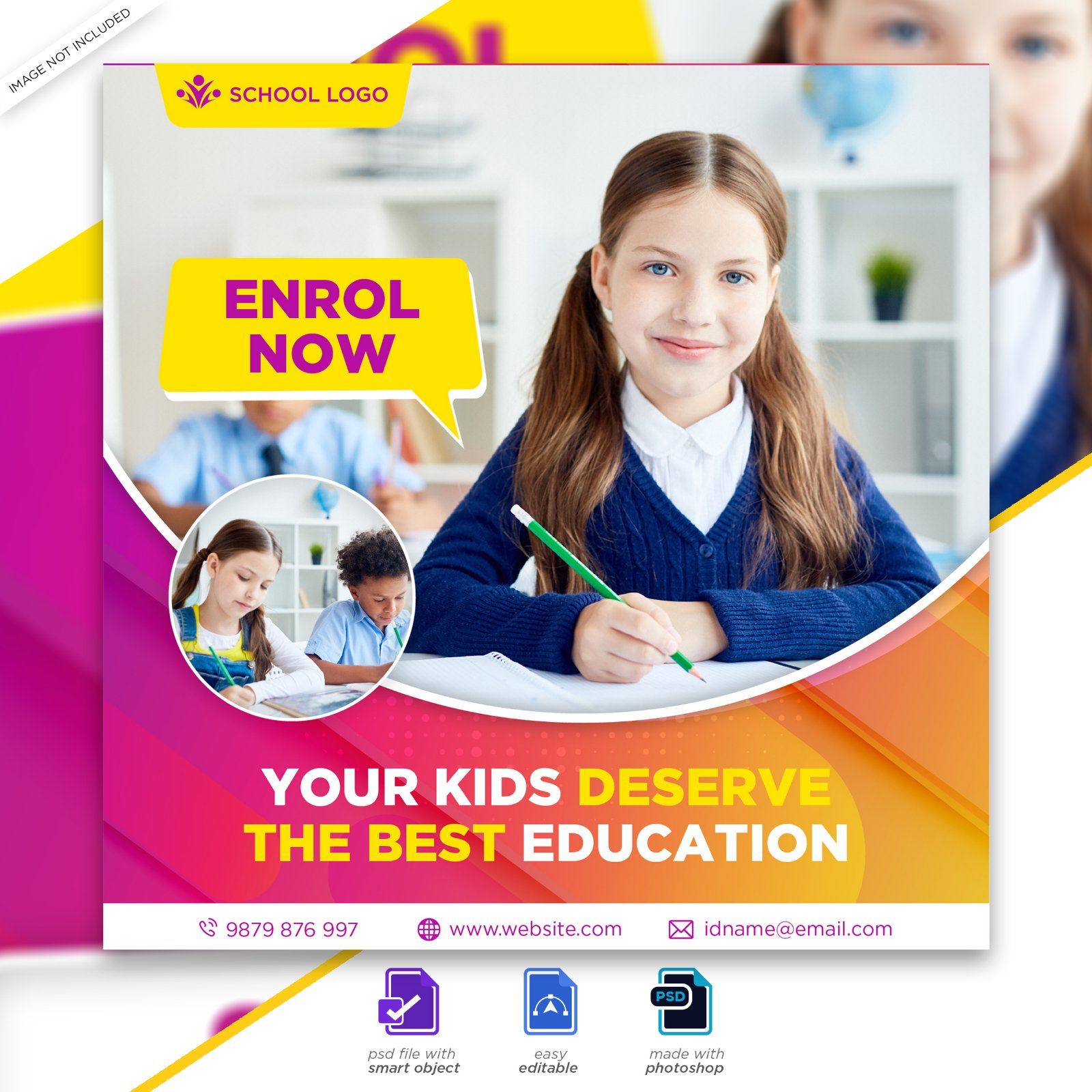 back-school-admission-marketing-social-media-post — image 1