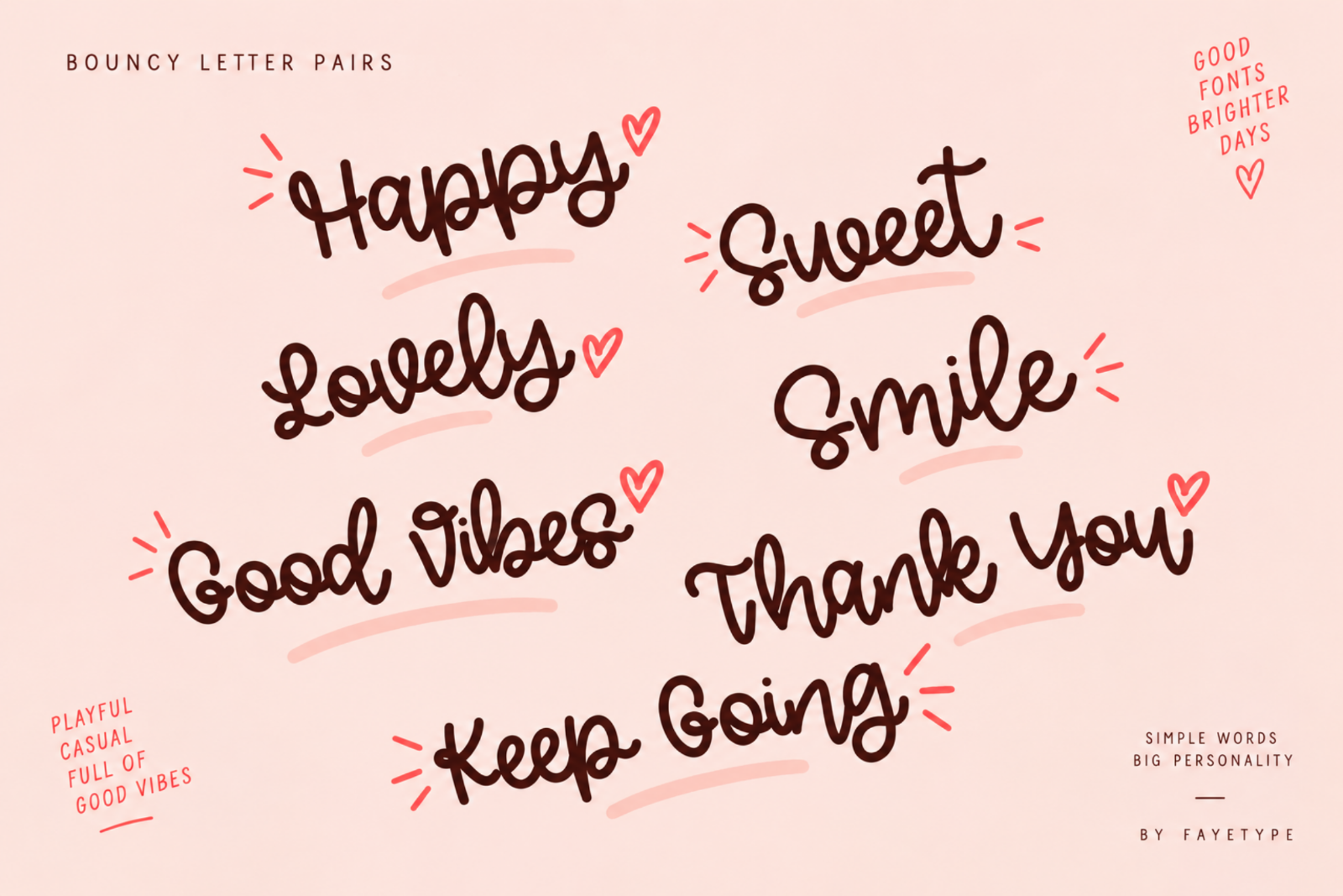 Wink Vibes – Bouncy Script Font — image 13