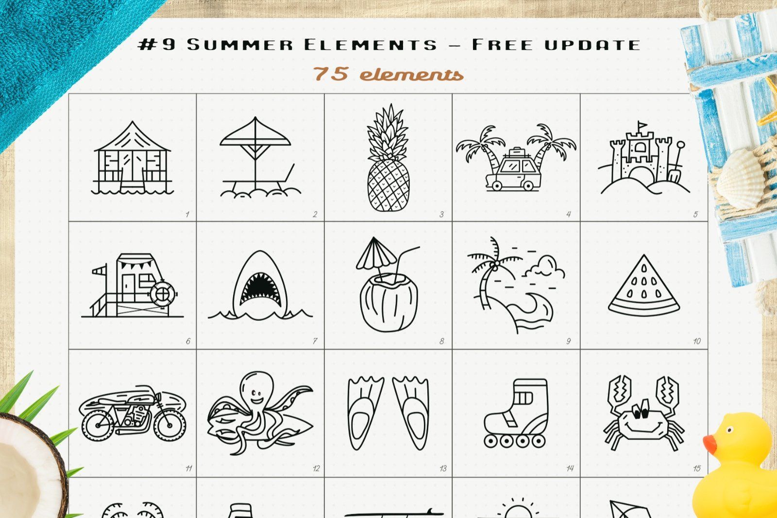 Simple Camp Scenes Creation Kit